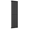 Metro Vertical Radiator - Matt Black - Single Panel (1800mm High) 472mm Wide
