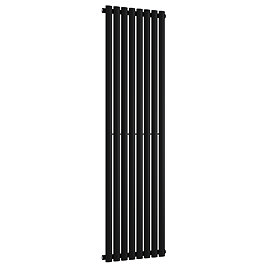 Metro Vertical Radiator - Matt Black - Single Panel (1800mm x 472mm)