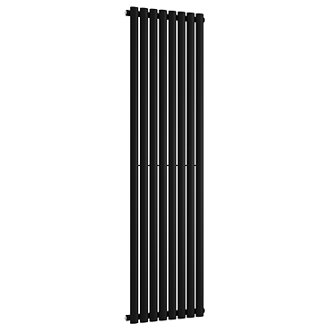 Metro Vertical Radiator - Matt Black - Single Panel (1800mm x 472mm)