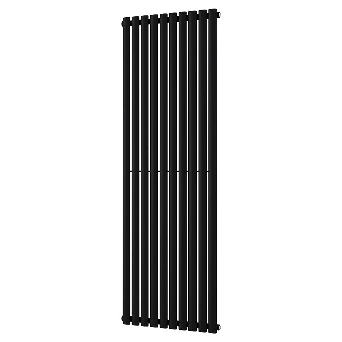 Metro Vertical Radiator - Matt Black - Single Panel (1800mm High) 590mm Wide