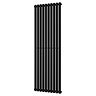 Metro Vertical Radiator - Matt Black - Single Panel (1800mm High) 590mm Wide