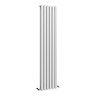 Metro Vertical Radiator - White - Double Panel (1600mm High) 354mm Wide