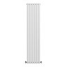 Metro Vertical Radiator - White - Double Panel (1600mm High) 354mm Wide