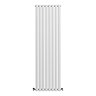 Metro Vertical Radiator - White - Double Panel (1600mm High) 472mm Wide
