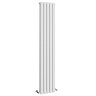 Metro Vertical Radiator - White - Double Panel (1600mm High) 295mm Wide
