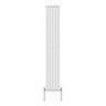 Metro Vertical Radiator - White - Double Panel (1800mm High) 295mm Wide