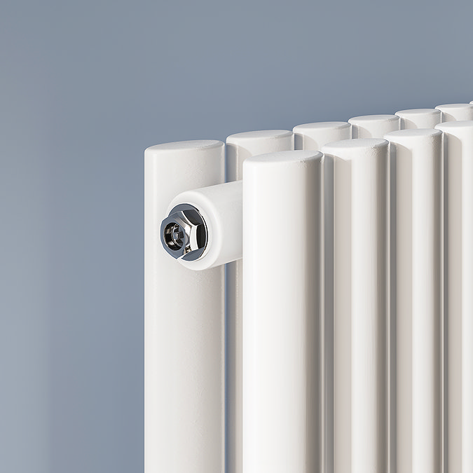 Metro Vertical Radiator - White - Double Panel (1800mm High) 295mm Wide