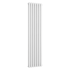 Metro Vertical Radiator - White - Double Panel (1800mm High) 413mm Wide