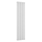 Metro Vertical Radiator - White - Double Panel (1800mm High) 413mm Wide