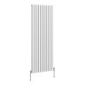 Metro Vertical Radiator - White - Double Panel (1800mm High) 649mm Wide