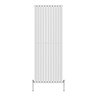 Metro Vertical Radiator - White - Double Panel (1800mm High) 649mm Wide