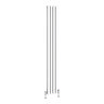 Metro Vertical Radiator - White - Double Panel (1800x236mm)