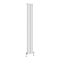 Metro Vertical Radiator - White - Double Panel (1800x236mm)
