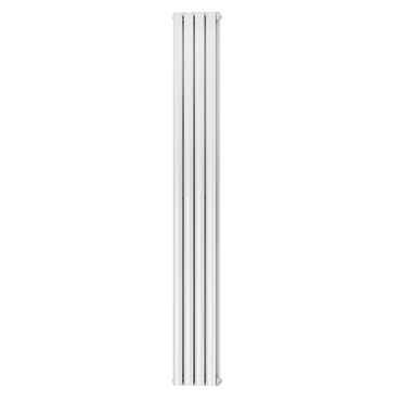 Metro Vertical Radiator - White - Double Panel (1800x236mm)