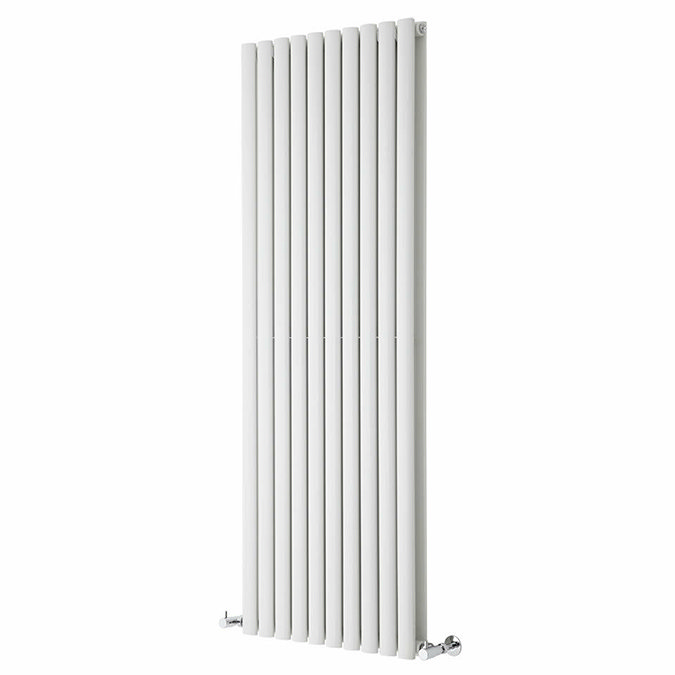 Metro Vertical Radiator - White - Double Panel (1800mm High) 590mm Wide