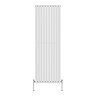 Metro Vertical Radiator - White - Double Panel (1800mm High) 590mm Wide