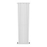 Metro Vertical Radiator - White - Double Panel (1800mm High)  Feature Large Image