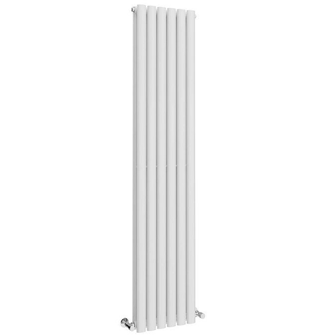 Metro Vertical Radiator - White - Double Panel (1800mm High) 354mm Wide
