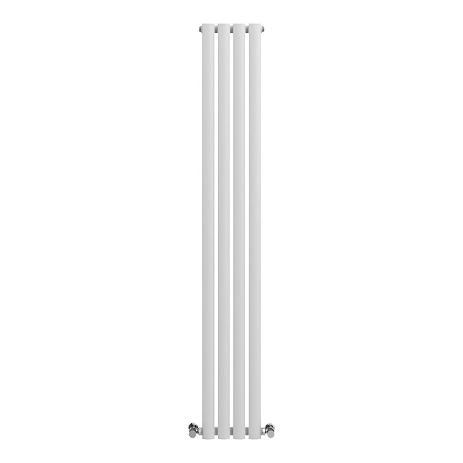 Metro Vertical Radiator - White - Single Panel (1600mm High) 236mm Wide