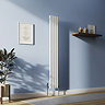 Metro Vertical Radiator - White - Single Panel (1600x236mm)