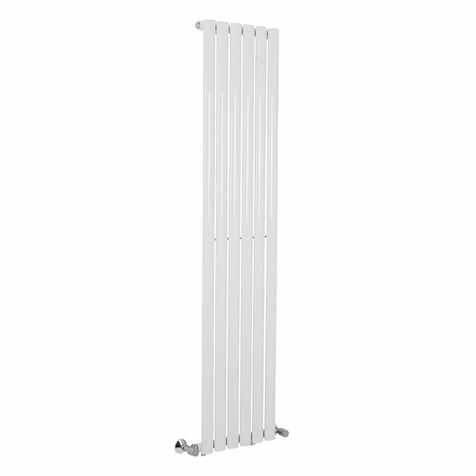 Metro Vertical Radiator - White - Single Panel (1600mm High) 354mm Wide