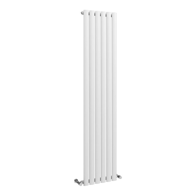 Metro Vertical Radiator - White - Single Panel (1600mm High) 354mm Wide