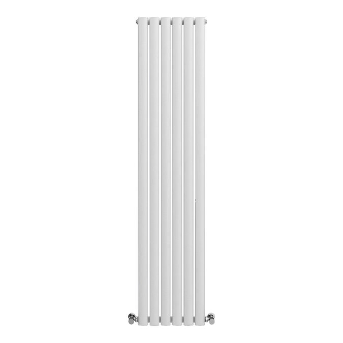 Metro Vertical Radiator - White - Single Panel (1600mm High) 354mm Wide