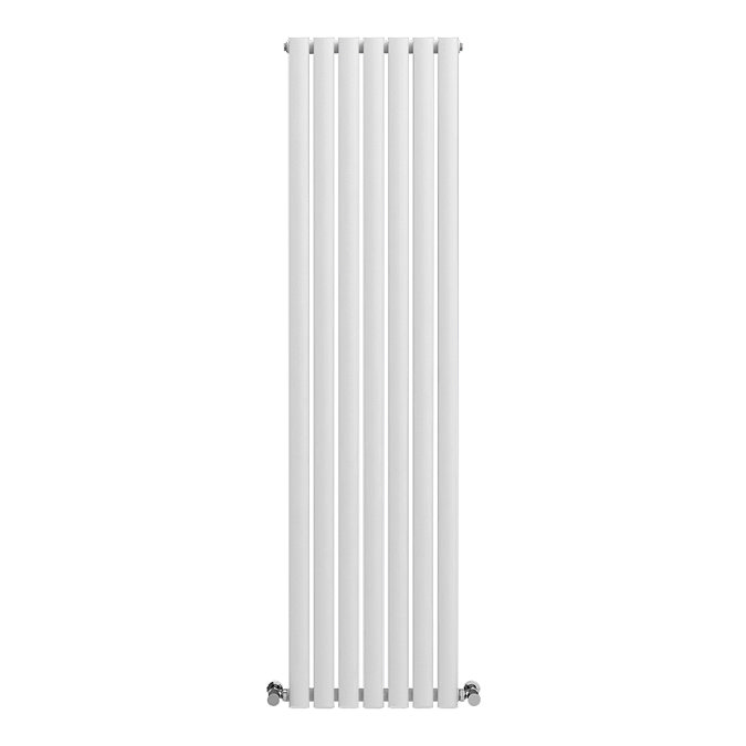 Metro Vertical Radiator - White - Single Panel (1600mm High) 472mm Wide