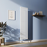Metro Vertical Radiator - White - Single Panel (1600mm High) 472mm Wide