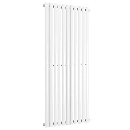 Metro Vertical Radiator - White - Single Panel (1600mm High) 649mm Wide