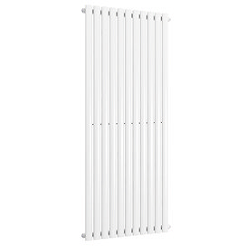 Metro Vertical Radiator - White - Single Panel (1600mm High) 649mm Wide