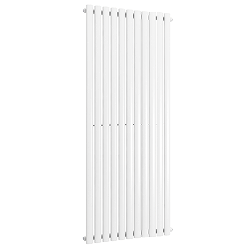 Metro Vertical Radiator - White - Single Panel (1600mm High) 649mm Wide