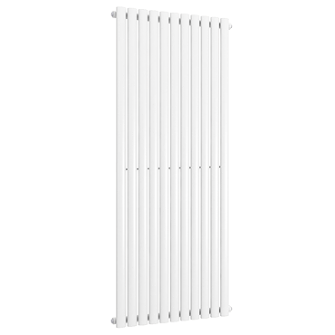 Metro Vertical Radiator - White - Single Panel (1600mm High) 649mm Wide