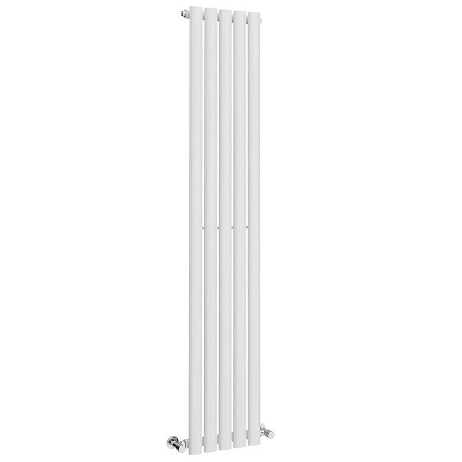 Metro Vertical Radiator - White - Single Panel (1600mm High) 295mm Wide