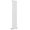 Metro Vertical Radiator - White - Single Panel (1600mm High) 295mm Wide