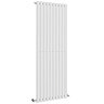 Metro Vertical Radiator - White - Single Panel (1600mm High) 590mm Wide