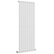 Metro Vertical Radiator - White - Single Panel (1600mm High) 590mm Wide