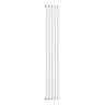 Metro Vertical Radiator - White - Single Panel (1800mm High) 295mm Wide