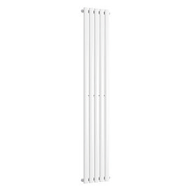 Metro Vertical Radiator - White - Single Panel (1800mm High) 295mm Wide
