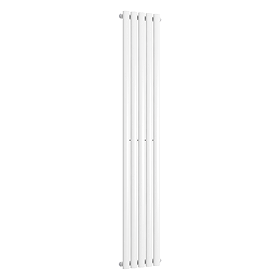 Metro Vertical Radiator - White - Single Panel (1800mm High) 295mm Wide