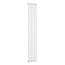 Metro Vertical Radiator - White - Single Panel (1800mm High) 295mm Wide