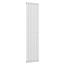 Metro Vertical Radiator - White - Single Panel (1800mm High) 413mm Wide