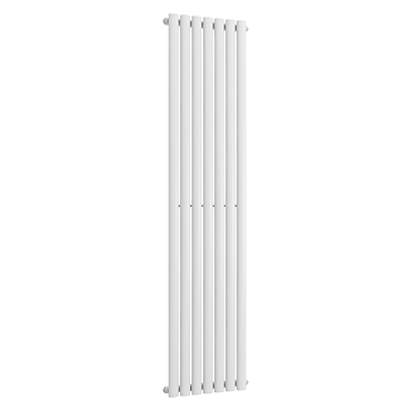 Metro Vertical Radiator - White - Single Panel (1800mm High) 413mm Wide