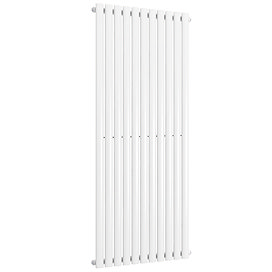 Metro Vertical Radiator - White - Single Panel (1800mm High) 649mm Wide