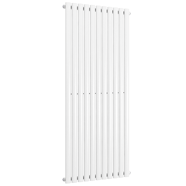 Metro Vertical Radiator - White - Single Panel (1800mm High) 649mm Wide