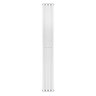 Metro Vertical Radiator - White - Single Panel (1800x236mm)