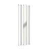 Metro Vertical Radiator with Mirror - White - Double Panel (H1600 x W500mm)