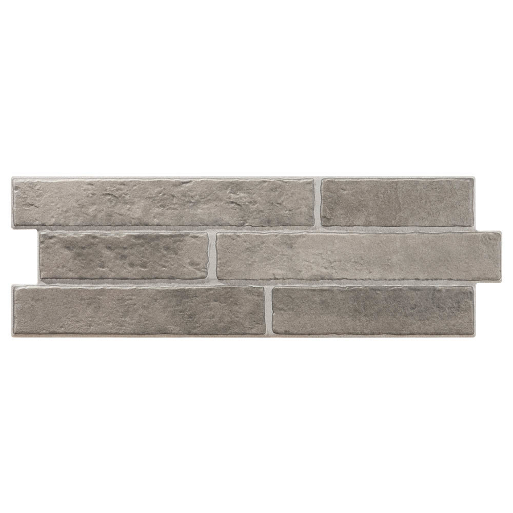 Michigan Grey Rustic Brick Effect Tiles 170 x 520mm