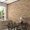 Michigan Ocre Rustic Brick Effect Tiles - 170 x 520mm Large Image