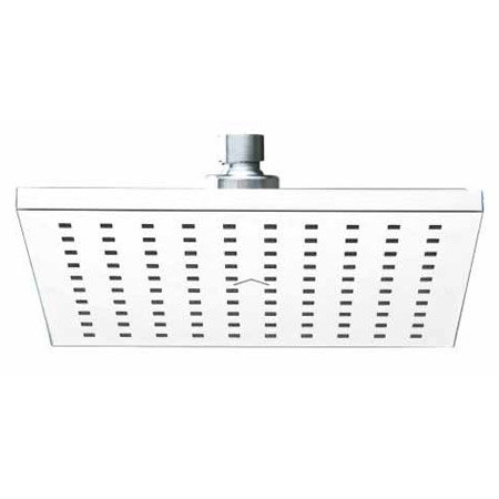 Milan 200 x 200mm Square Shower Head with Swivel Joint  Profile Large Image